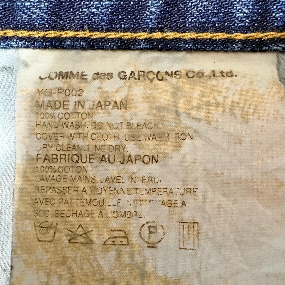 Vintage Junya Watanabe COMME des GARÇONS MAN x Levi's Denim Jeans. Japan